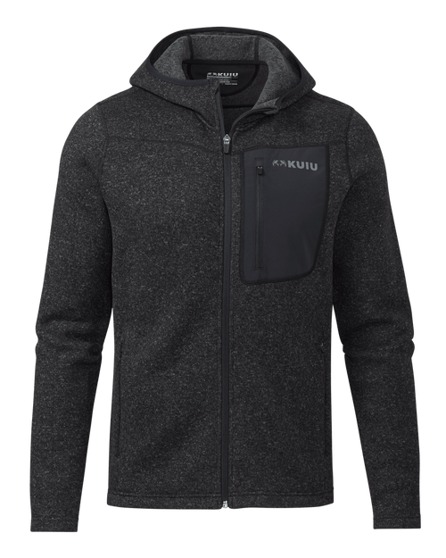 Base Camp Hooded Sweater | Heather Black
