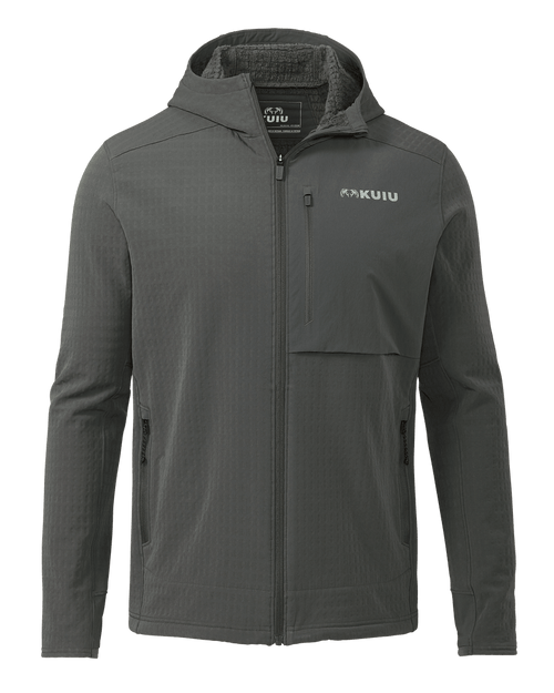Blockfield Fleece Hoodie | Gunmetal