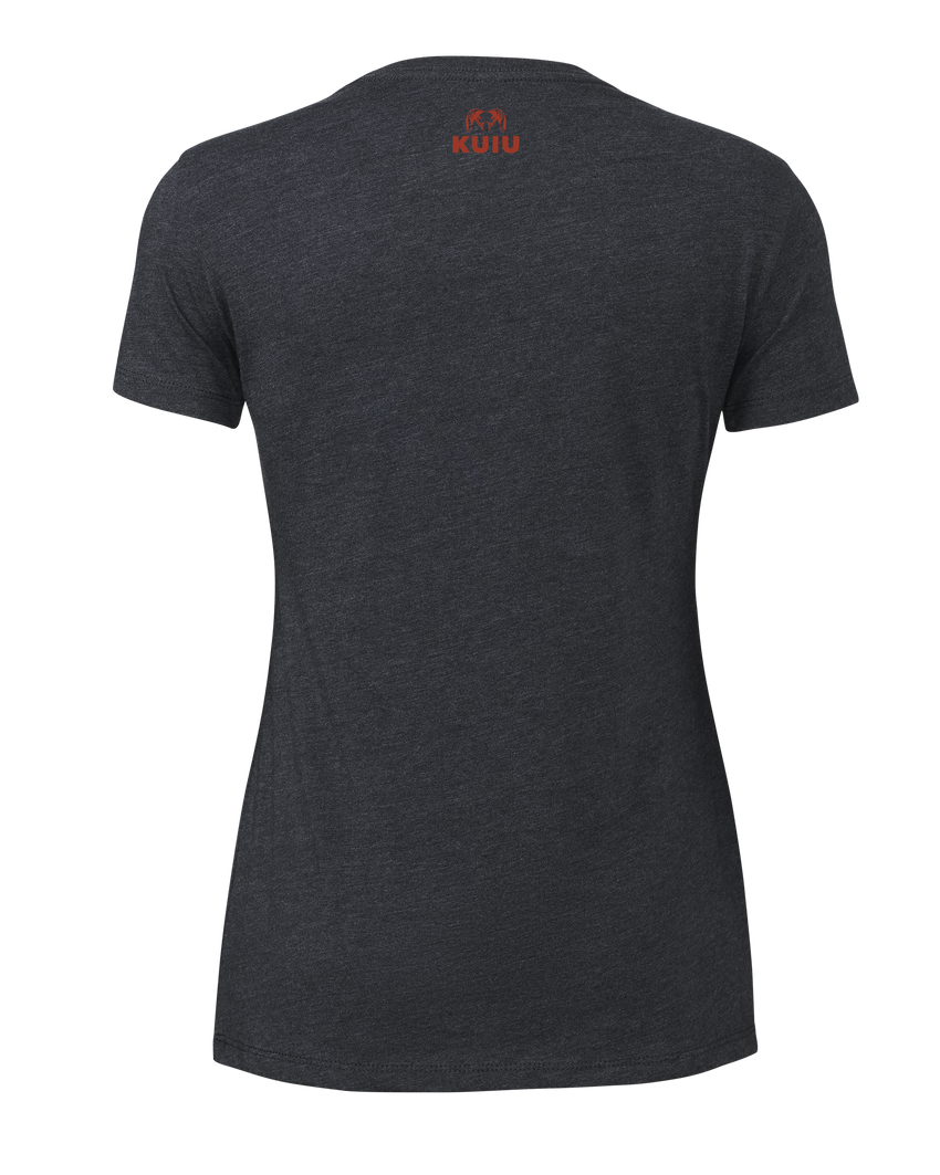 Women's Solid Patriotic Ram T-Shirt | Charcoal